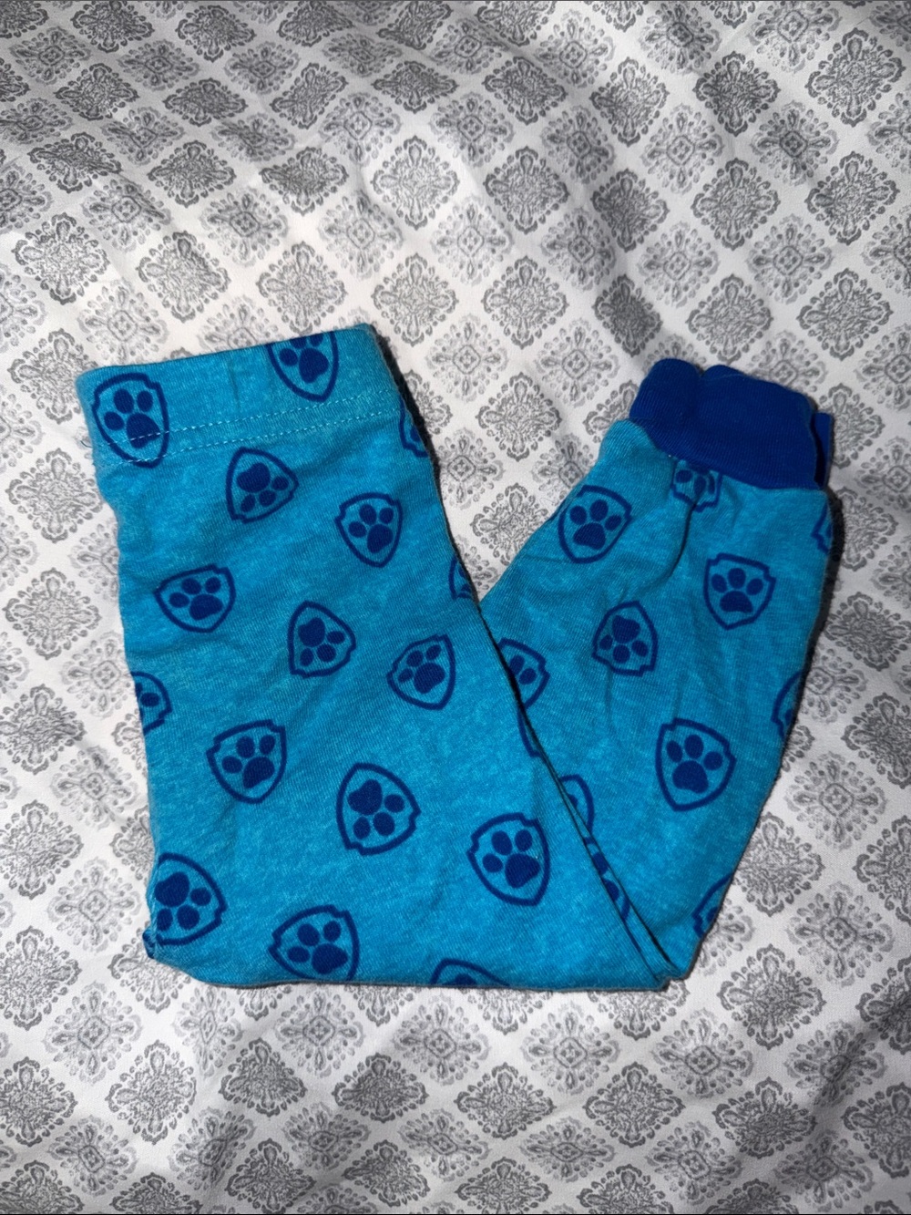 Paw Patrol Blue Kids Pajama Set - Animated Rescue Pups - Picture 4 of 4